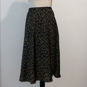 Banana Republic Animal Print Skirt